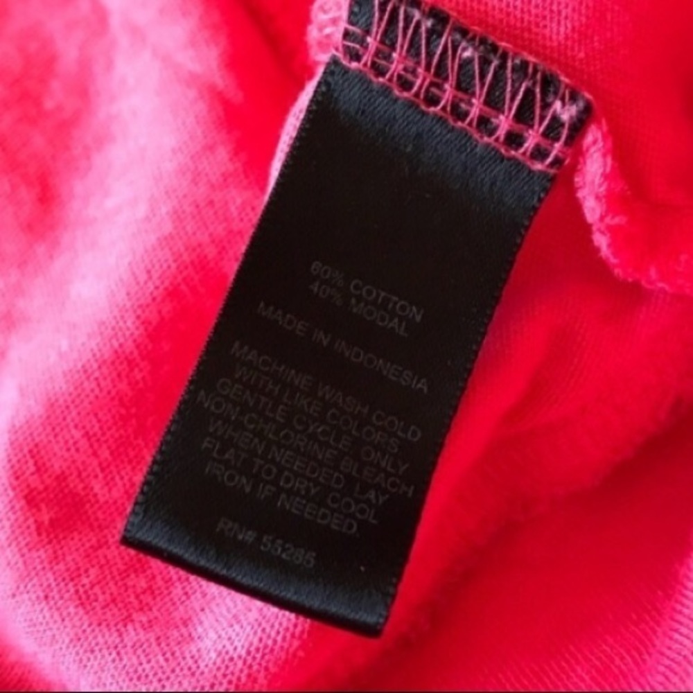 Express Pink Sheer Lined Racerback Top - Picture 7 of 8